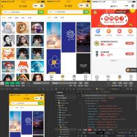 修复版微信壁纸表情包头像小程序源码支持流量主